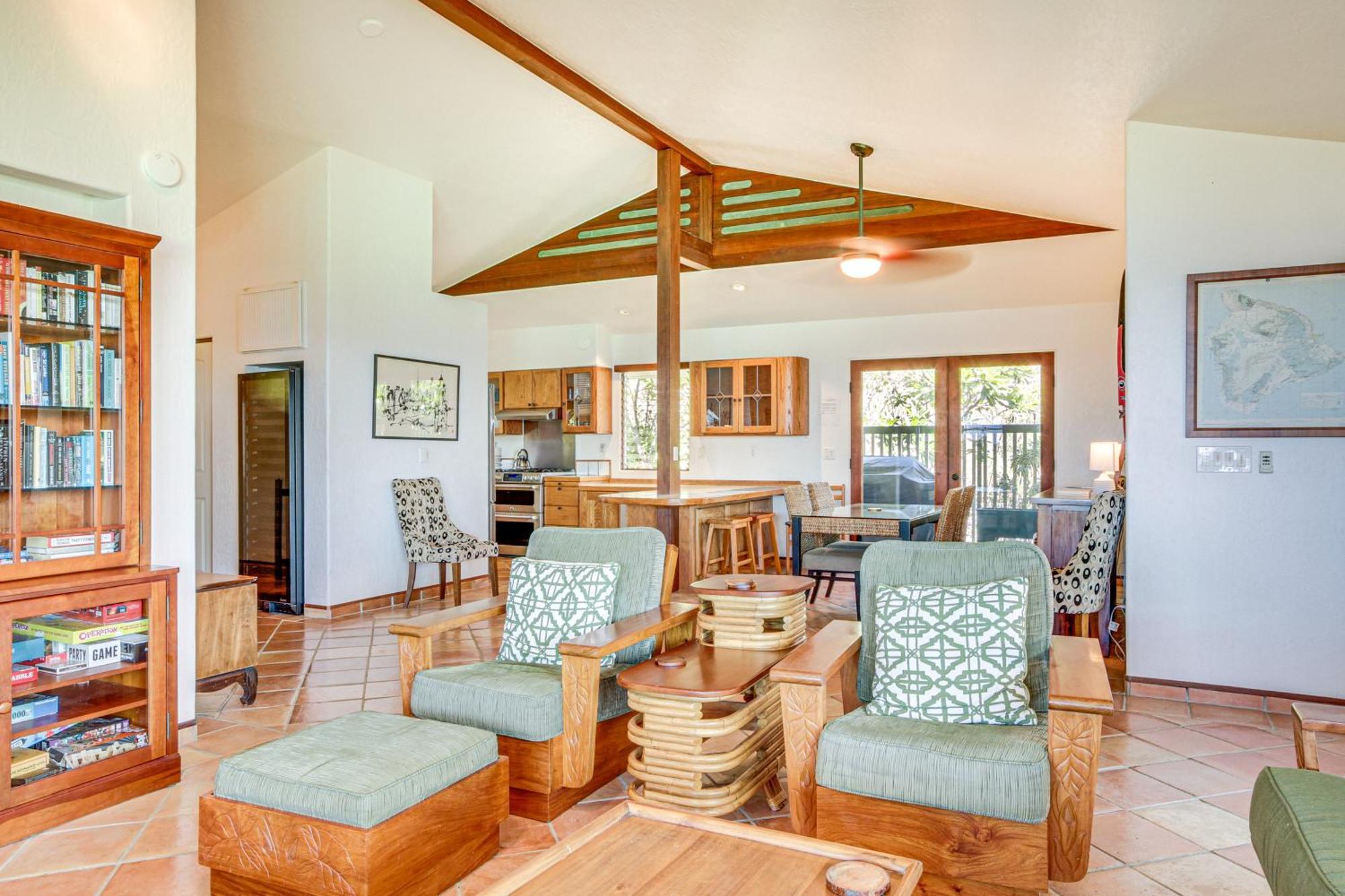 Ocean-View Bungalow Walk To Pebbles Beach! Hookena Exterior photo